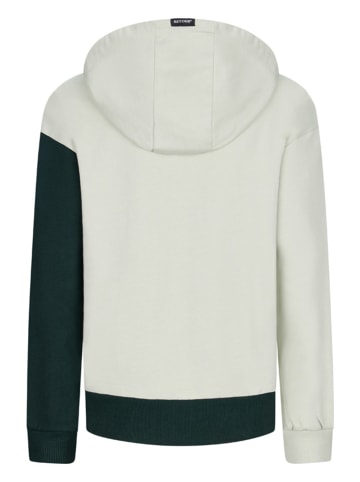 Retour Hoodie "Novan" in Creme/ Grün
