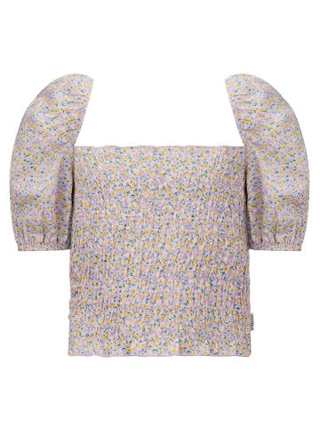 Retour Shirt "Amaris" paars/geel/groen