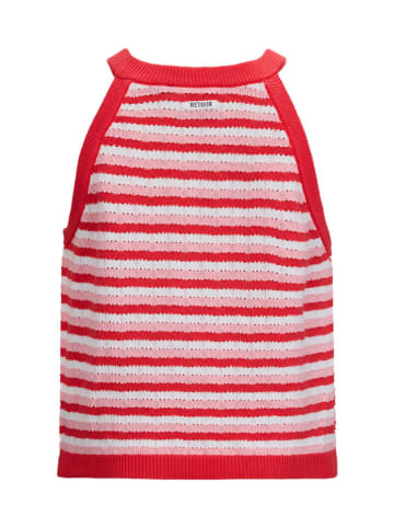 Retour Top wit/lichtroze/rood
