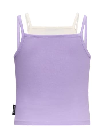 Retour 2-delige set: Top paars/crème