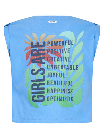 Retour Shirt "Cergy" lichtblauw