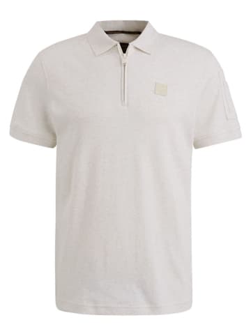 PME Legend Koszulka polo w kolorze kremowym