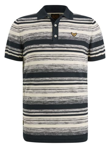 PME Legend Koszulka polo w kolorze granatowo-kremowym