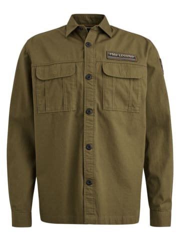 PME Legend Koszula - Regular fit - w kolorze khaki