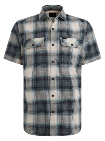 PME Legend Koszula - Regular fit - w kolorze granatowo-kremowym