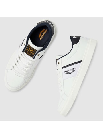 PME Legend Skórzane sneakersy w kolorze białym