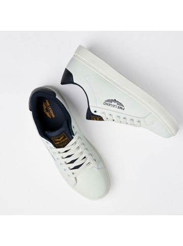 PME Legend Skórzane sneakersy w kolorze białym