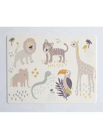 The Wild Hug Schreibtischunterlage "Africa" in Beige/ Bunt - (L)55 x (B)35 cm