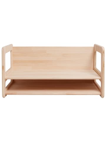 The Wild Hug Bank "Montessori" in Hellbraun - (B)75 x (H)39 x (T)39 cm