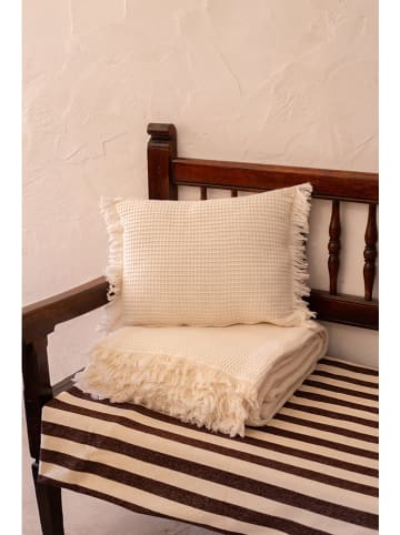 Madre Selva Wohndecke in Creme - (L)240 x (B)170 cm