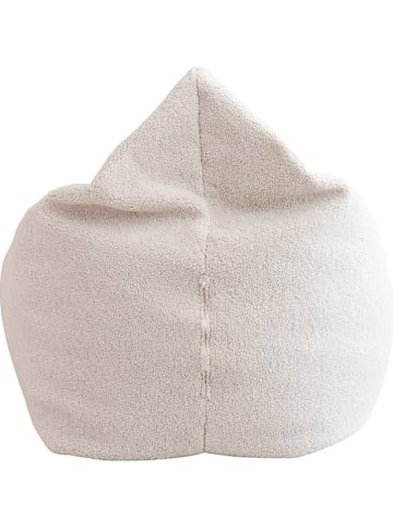 Folkifreckles Sitzsack "Andy" in Weiß - (B)120 x (H)50 x (T)90 cm