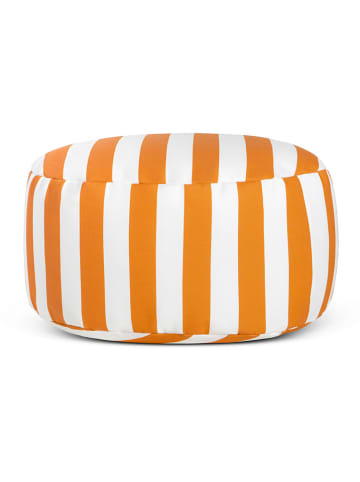 Really Nice Things Pouf in Orange - (H)20 x Ø 50 cm