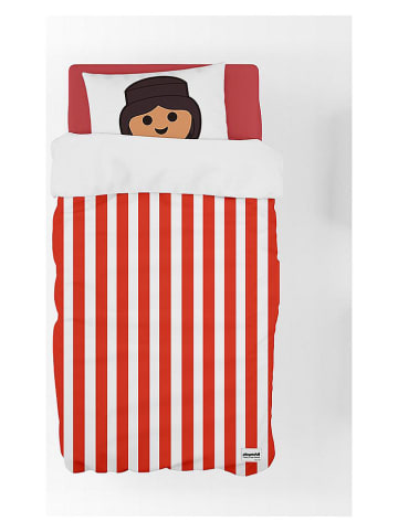 little nice things Bettwäsche-Set ''Playmobil'' in Rot - (L)240 x (B)150 cm