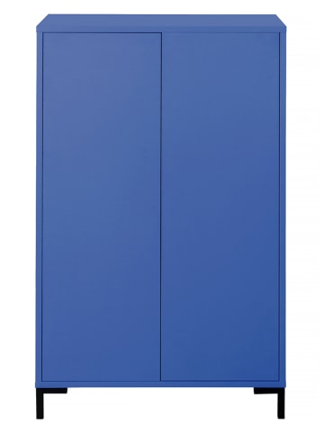 Really Nice Things Highboard in Blau - (B)75 x (H)122,5 x (T)40 cm