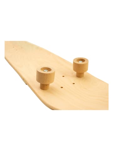 little nice things Wieszak "Skateboard" w kolorze beżowym - 78,5 x 20 cm
