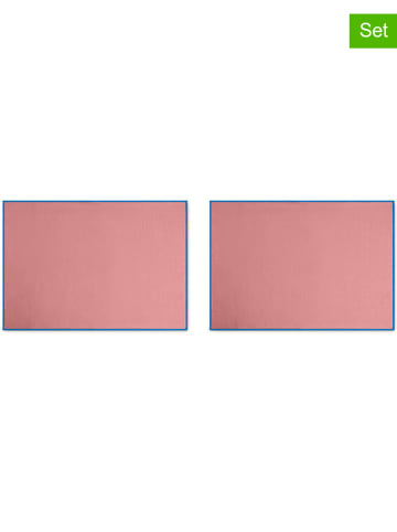 Really Nice Things 2er-Set: Tischset "Contrast Edge" in Rosa - (B)50 x (H)35 cm