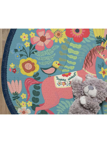 Really Nice Things Kurzflor-Teppich ''Fairy Tale'' in Bunt - Ø 120 cm