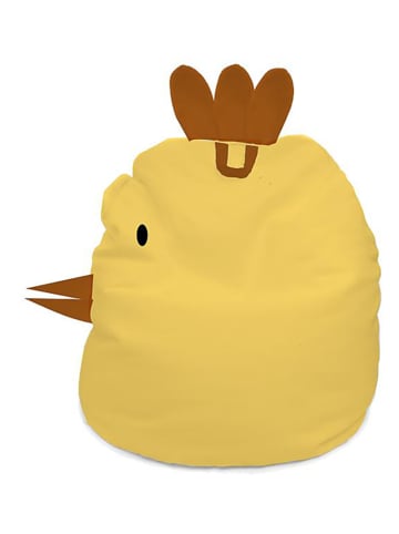Really Nice Things Sitzsack "Chicken" in Gelb  - (B)50 x (H)60 x (T)50 cm