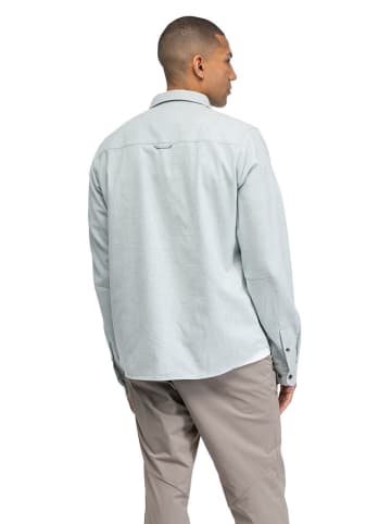 Bergans Flanellen hemd "Nordmarka" - relaxed fit - grijsgroen