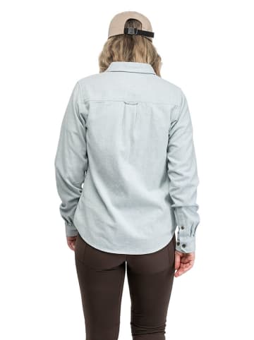 Bergans Flanellen hemd "Nordmarka" - relaxed fit - grijsgroen