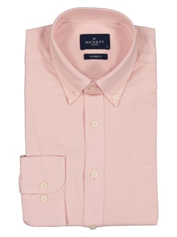 Hackett London Blouse - tailored fit - lichtroze