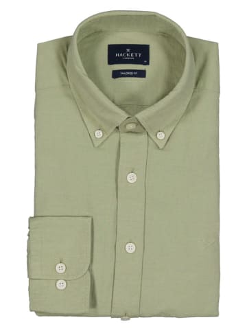 Hackett London Blouse - tailored fit - groen