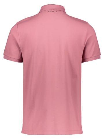 Hackett London Koszulka polo w kolorze szaroróżowym