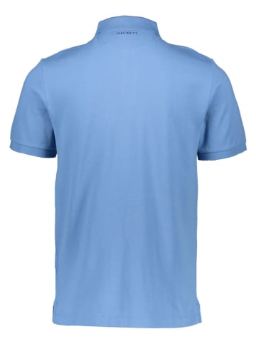 Hackett London Poloshirt in Hellblau
