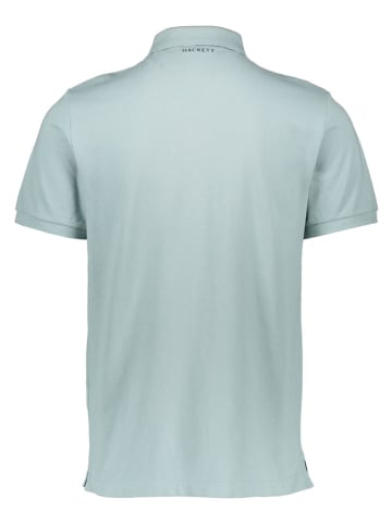Hackett London Poloshirt in Hellblau