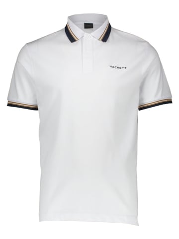 Hackett London Koszulka polo w kolorze białym