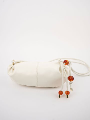 Victor & Hugo Paris Leren schoudertas "Aina" wit - (B)26 x (H)12 x (D)5 cm