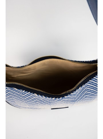 Victor & Hugo Paris Schoudertas "Amara" blauw - (B)25 x (H)15 x (D)6 cm