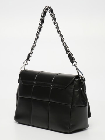 Victor & Hugo Paris Skórzana torebka "Mini Alaba" w kolorze czarnym - 30 x 19 x 10 cm