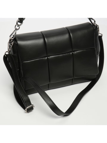 Victor & Hugo Paris Leren schoudertas "Mini Alaba" zwart - (B)30 x (H)19 x (D)10 cm