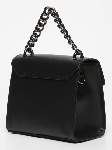 Victor & Hugo Paris Skórzana torebka "Thea" w kolorze czarnym - 19 x 17 x 10 cm