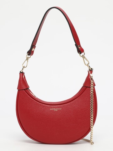 Victor & Hugo Paris Leren schoudertas "Tiva" rood - (B)23 x (H)13 x (D)6 cm