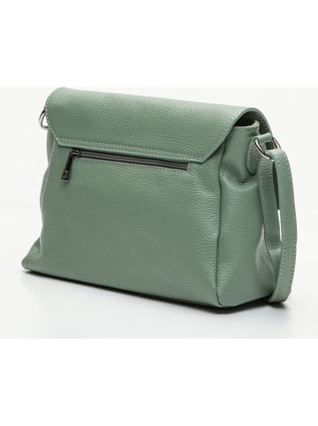 Victor & Hugo Paris Leren schoudertas "Indila" groen - (B)28,5 x (H)21 x (D)9 cm