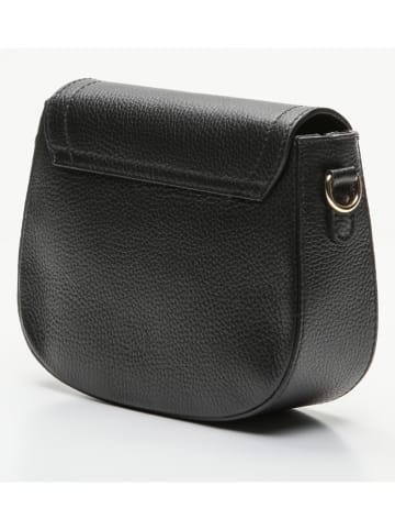 Victor & Hugo Paris Leren schoudertas "Silvia" zwart - (B)27 x (H)18 x (D)7 cm