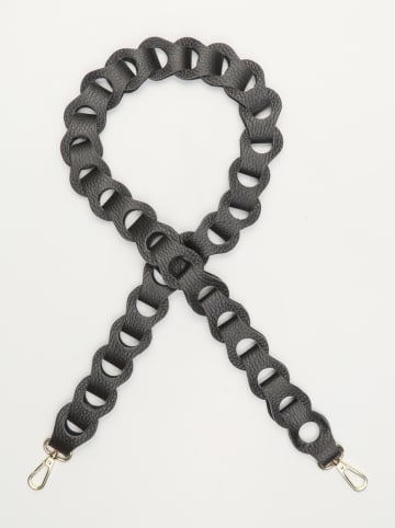 Victor & Hugo Paris Skórzany pasek "Sasha" w kolorze czarnym na ramię - dł. 100 cm