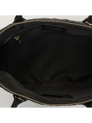 Victor & Hugo Paris Leren handtas "Madison" zwart - (B)38,5 x (H)27,5 x (D)15,7 cm