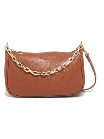 Victor & Hugo Paris Leren schoudertas "Mini" camel - (B)25 x (H)15 x (D)7 cm