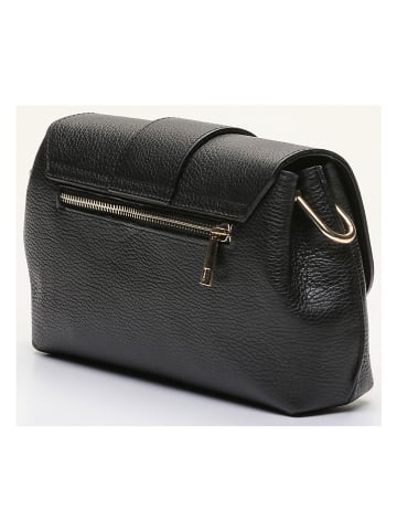 Victor & Hugo Paris Leren schoudertas "Irine" zwart - (B)30 x (H)15 x (D)6 cm