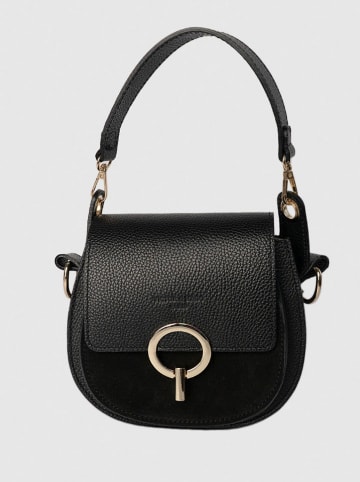 Victor & Hugo Paris Skórzana torebka "Eolia" w kolorze czarnym - 20 x 20 x 10 cm