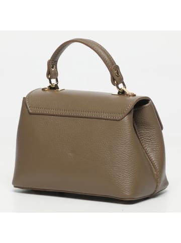 Victor & Hugo Paris Leder-Henkeltasche "Florentine" in Hellbraun - (B)21,5 x (H)16,5 x (T)12,5 cm