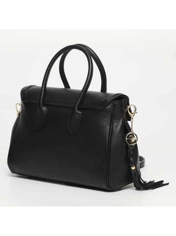 Victor & Hugo Paris Leren handtas "Bagatelle" zwart - (B)31 x (H)23 x (D)9 cm