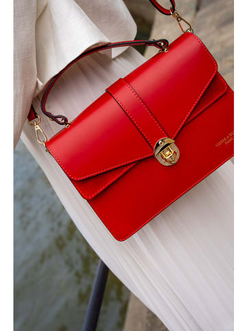 Victor & Hugo Paris Leren handtas "Phoenix" rood - (B)21 x (H)5 x (D)7 cm