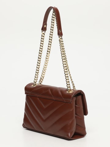 Victor & Hugo Paris Leder-Schultertasche in Braun - (B)26 x (H)18 x (T)9,5 cm