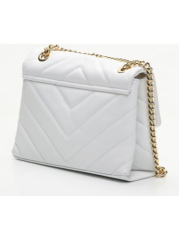 Victor & Hugo Paris Leder-Umhängetasche in Weiß - (B)26 x (H)18 x (T)9,5 cm