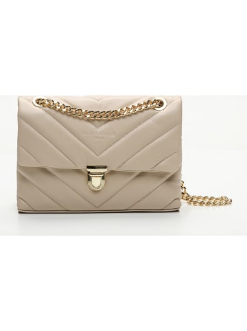 Victor & Hugo Paris Leren schoudertas beige - (B)26 x (H)18 x (D)9,5 cm