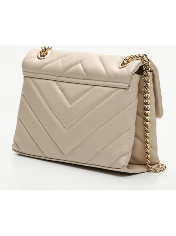 Victor & Hugo Paris Leder-Umhängetasche in Beige - (B)26 x (H)18 x (T)9,5 cm